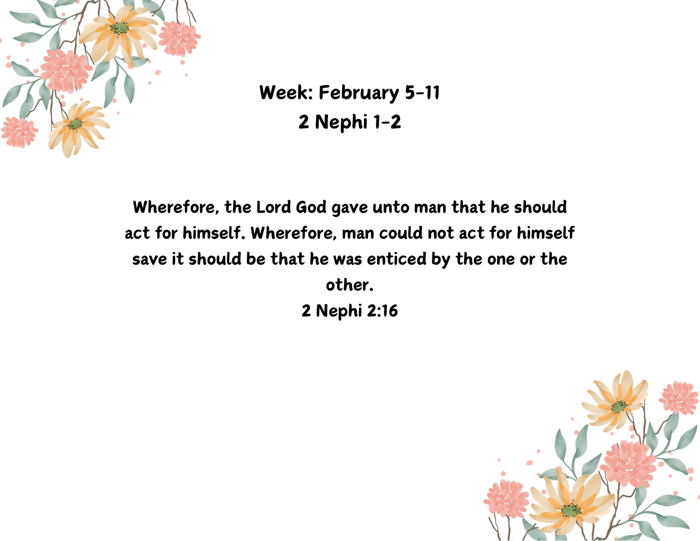 Come Follow Me 2024 Binder Cover and 52 Weekly Scripture Printables