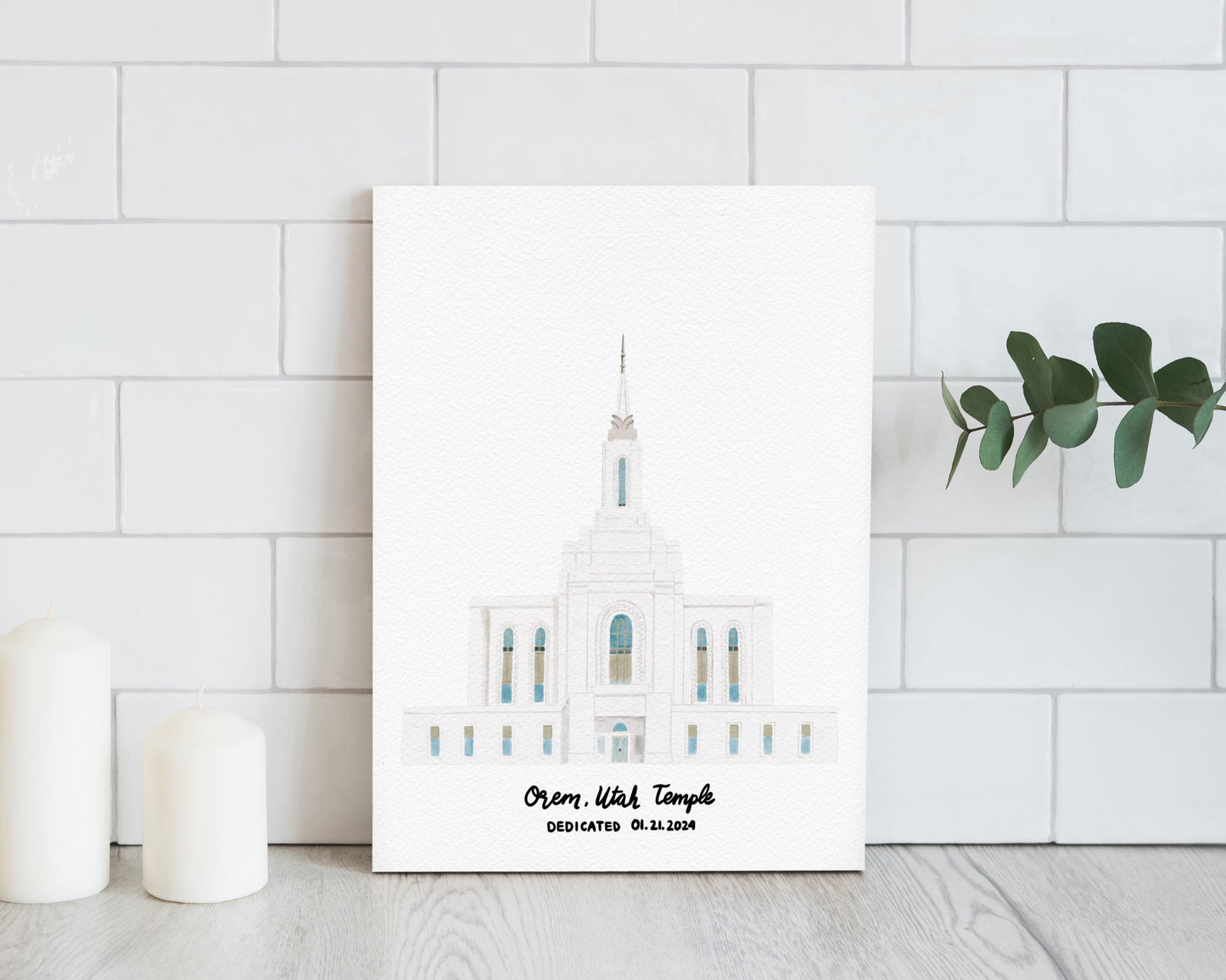 Orem Utah Temple Painting