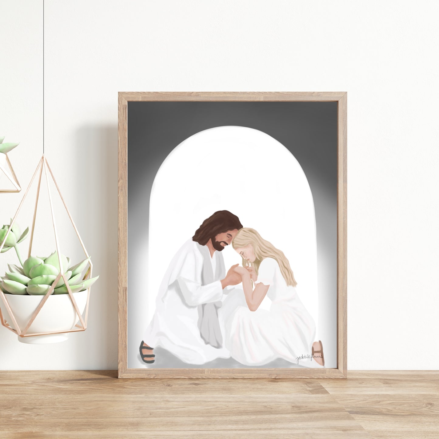 Christian Art Print - He Is There