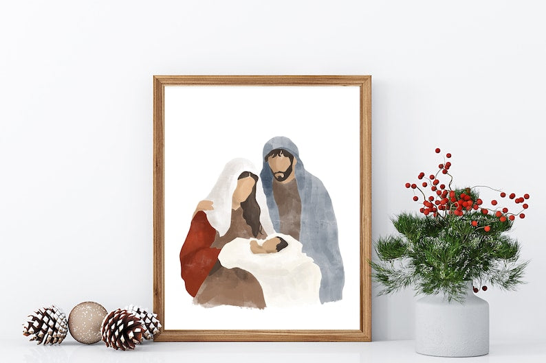 Christmas Night - Nativity Painting